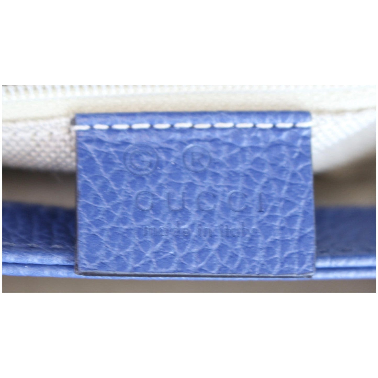 Gucci Interlocking G Caspian Blue Leather Chain Shoulder Bag