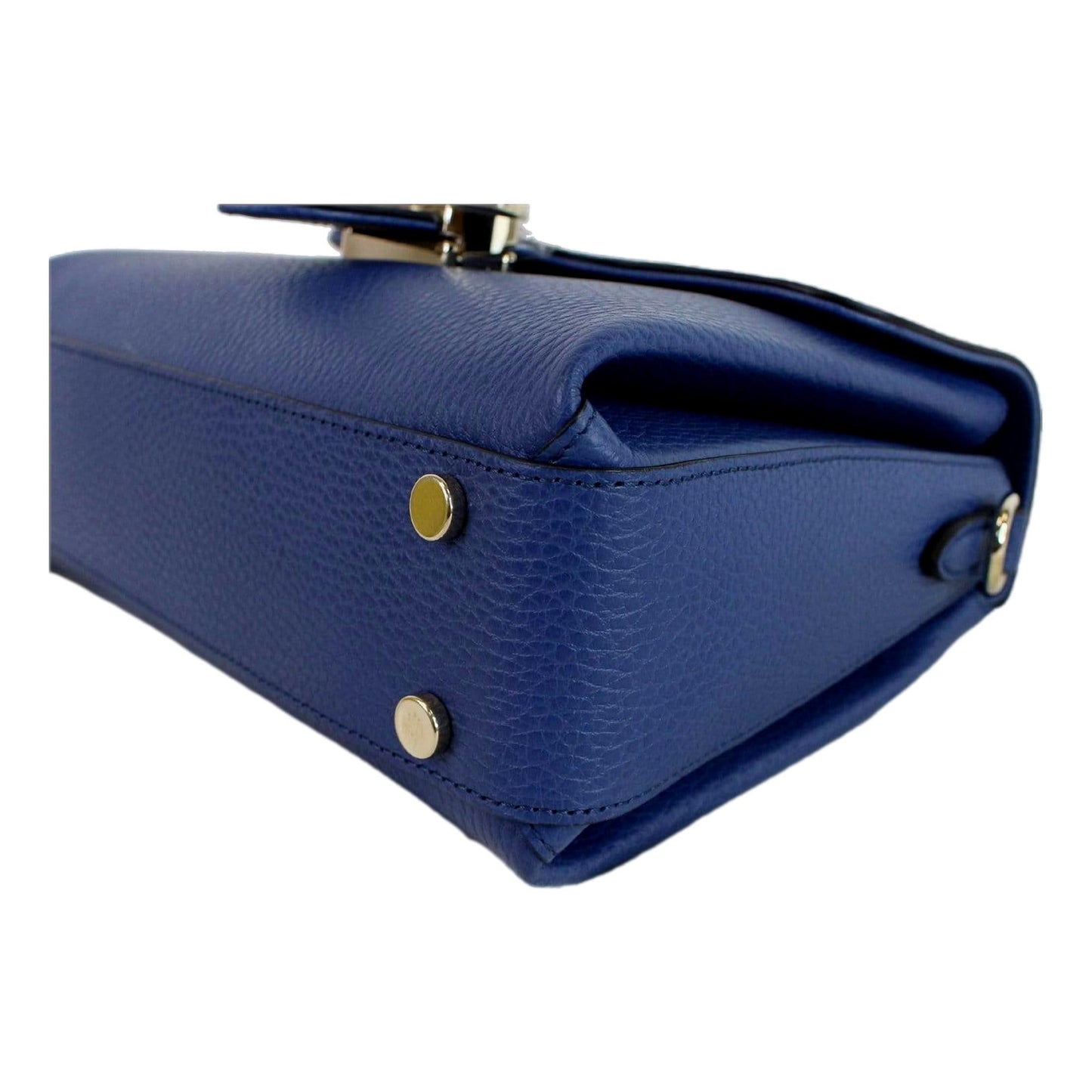 Gucci Interlocking G Caspian Blue Leather Chain Shoulder Bag