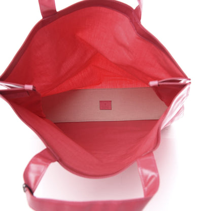 Gucci Montecarlo Crystal Glam Pink Patent Logo Medium Tote Bag 575140