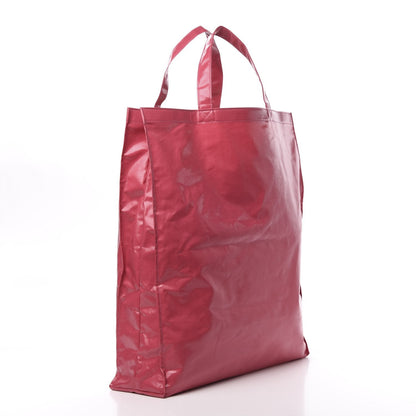 Gucci Montecarlo Crystal Glam Pink Patent Logo Medium Tote Bag 575140