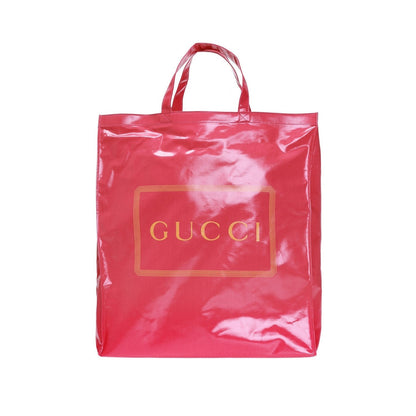 Gucci Montecarlo Crystal Glam Pink Patent Logo Medium Tote Bag 575140
