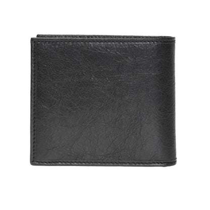 Gucci Morpheus GG Logo Fluffy Black Leather Bifold 575985