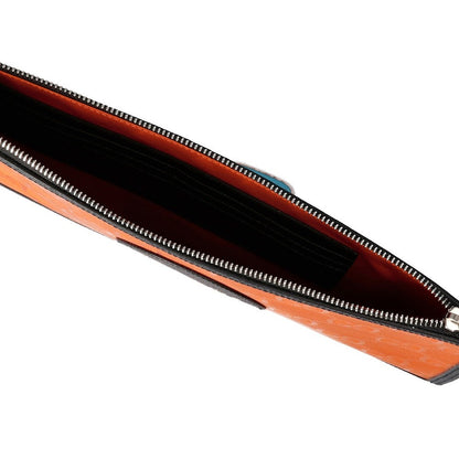 Gucci Off The Grid Orange Econyl Pouch Wristlet Clutch Bag 625598