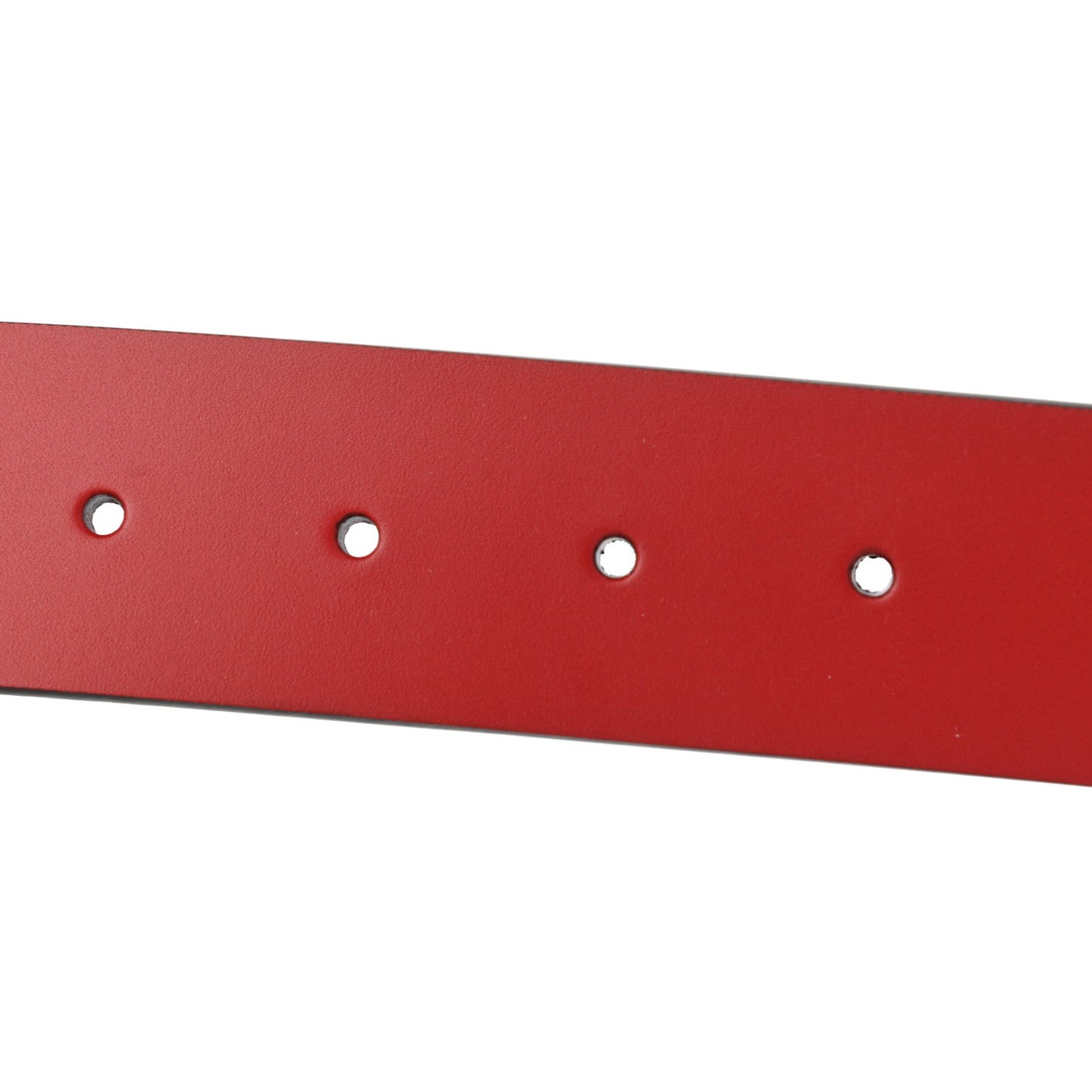 Gucci Rosso Red Leather Interlocking GG Buckle 90/36 Belt 546389