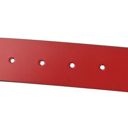 Gucci Rosso Red Leather Interlocking GG Buckle 90/36 Belt 546389