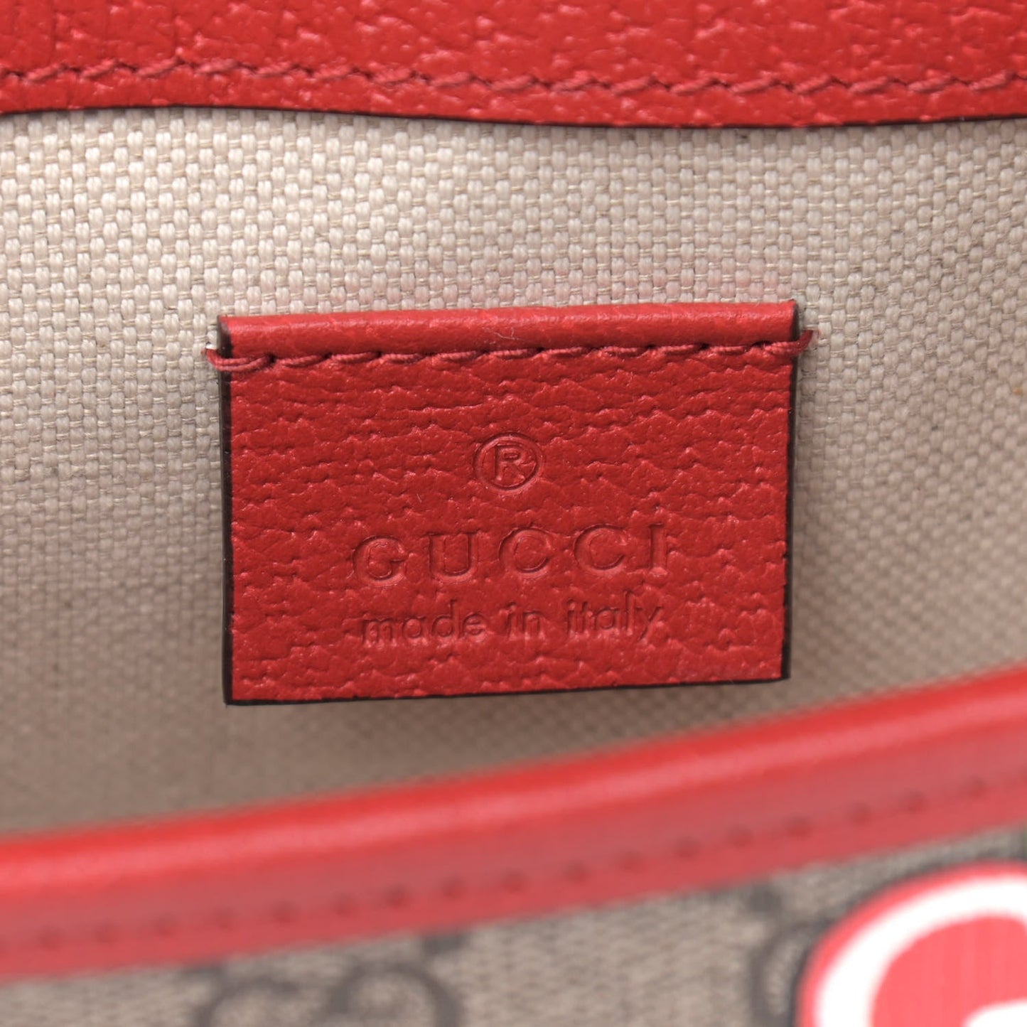 Gucci Supreme Canvas GG Apple Print Belt Bag