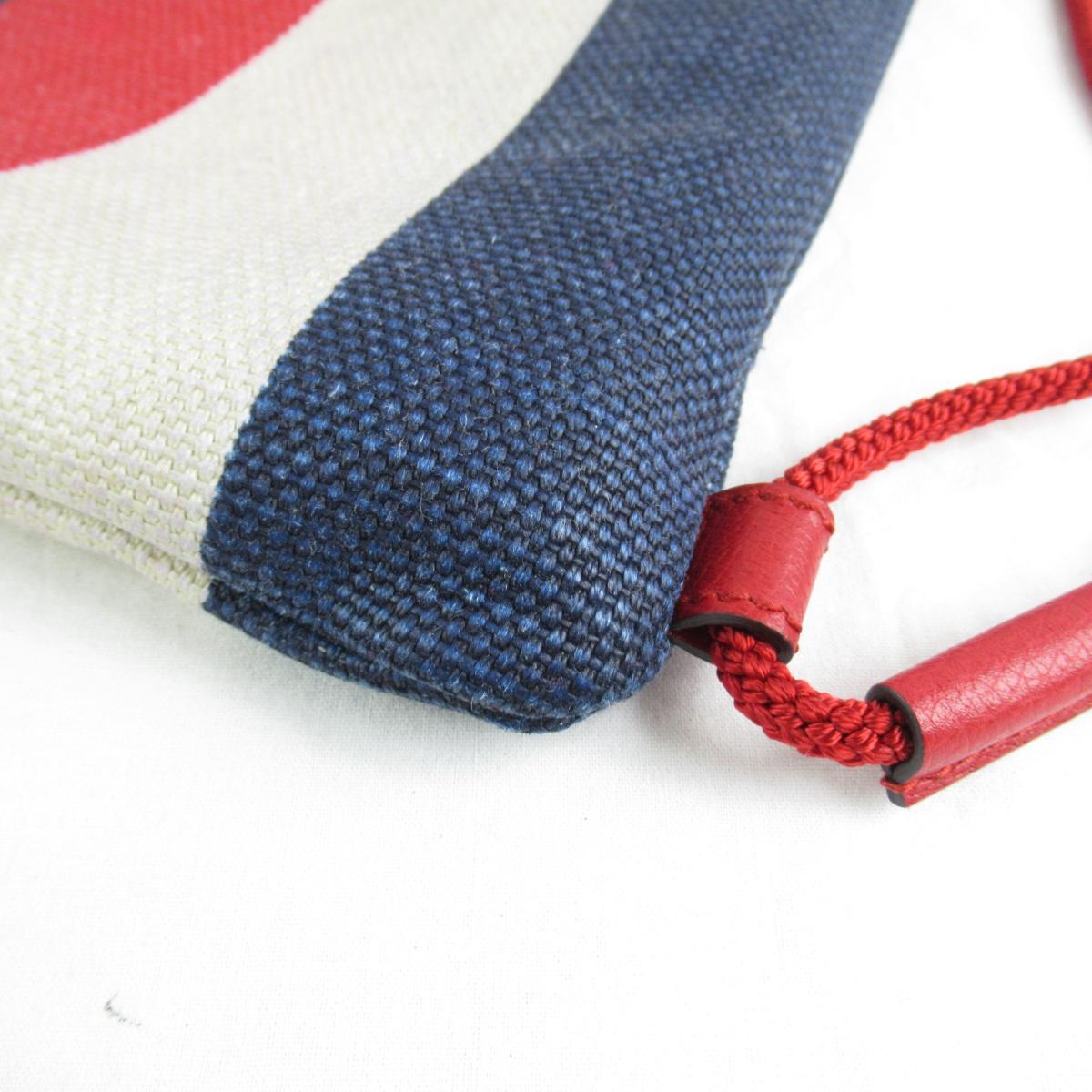 Gucci Zaino Multicolor Canvas Striped Drawstring Tote Backpack 473872