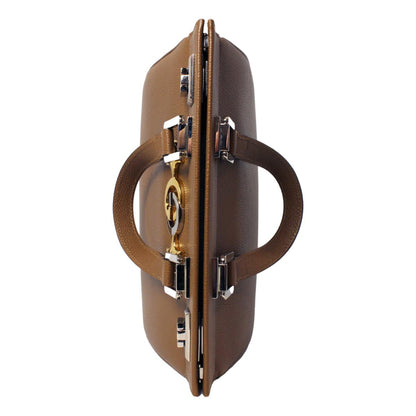 Gucci Zumi Small GG Horsebit Top Handle Bag Brown 533632