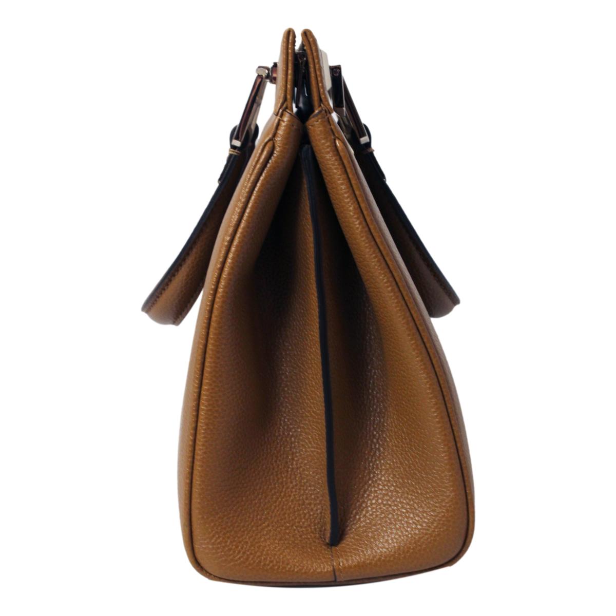 Gucci Zumi Small GG Horsebit Top Handle Bag Brown 533632