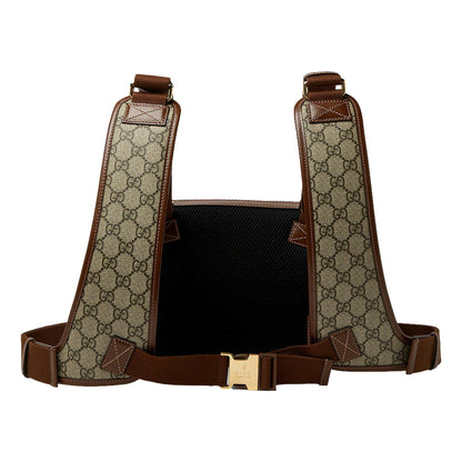 Gucci Retro GG Canvas Leather Trim Mini Holster Backpack