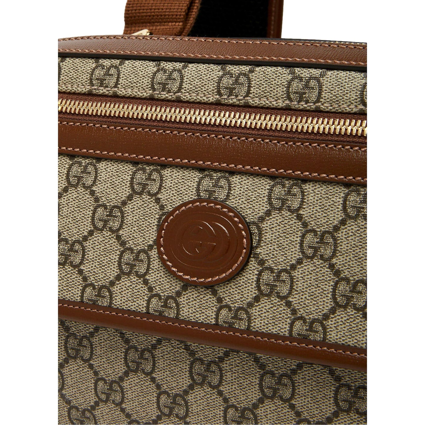 Gucci Retro GG Canvas Leather Trim Mini Holster Backpack