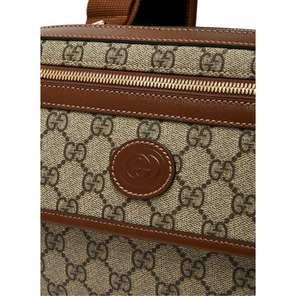 Gucci Retro GG Canvas Leather Trim Mini Holster Backpack