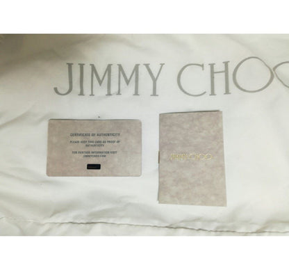 Jimmy Choo Cara Floral Brocade Flocked Knot Closure Clutch FBK/ROBOT