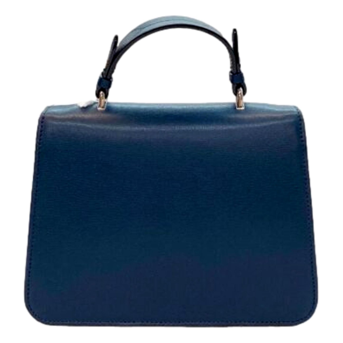 JImmy Choo Martina Dark Blue Leather Top Handle Bag OGLR | 028