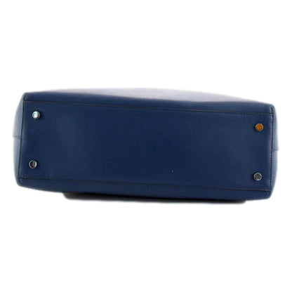 Jimmy Choo Martina Dark Blue Leather Tote OGLR | 028