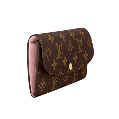 Louis Vuitton Emilie Monogram Canvas Pink Lining Continental Snap Wallet