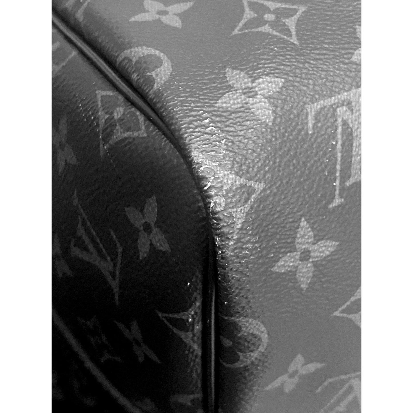 Louis Vuitton Keepall Bandouliere 55 Black Monogram Duffel