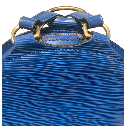 Louis Vuitton Mabillon Blue Epi Leather Backpack