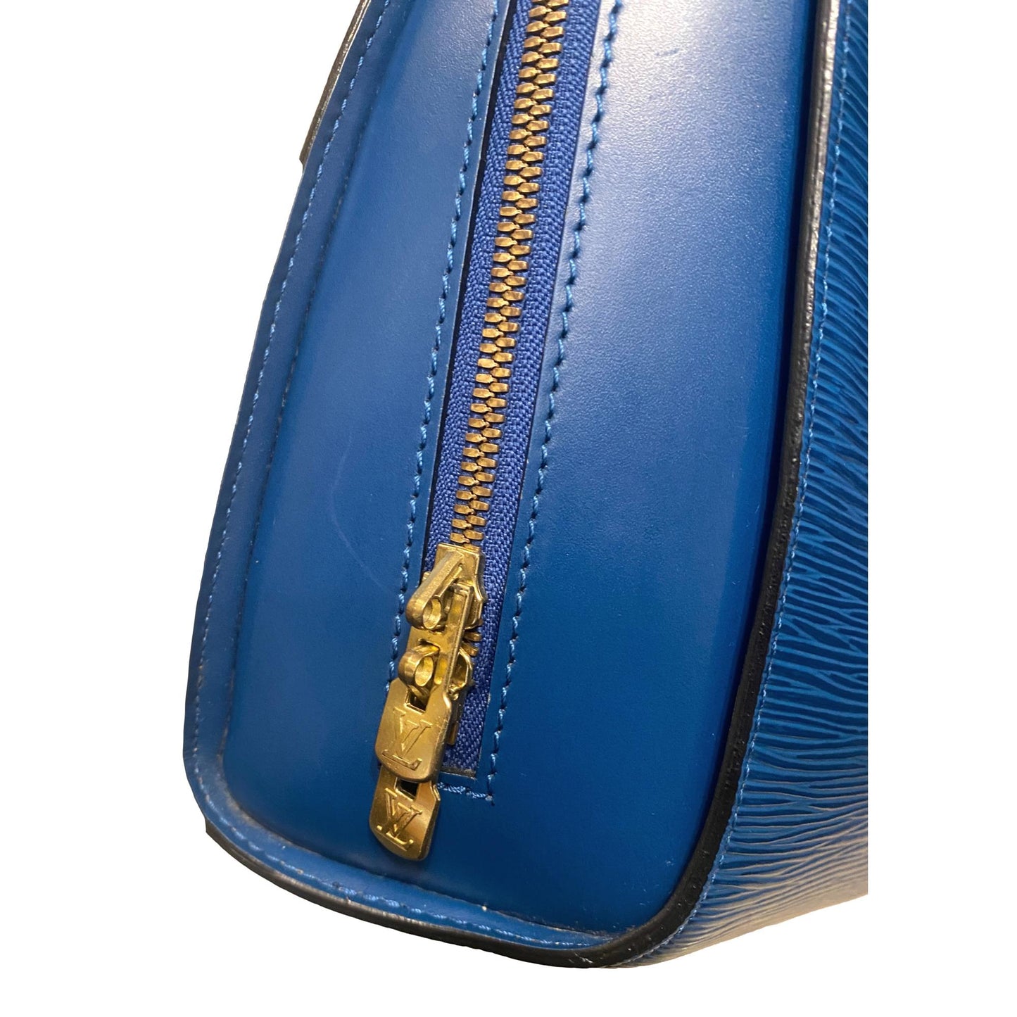Louis Vuitton Mabillon Blue Epi Leather Backpack