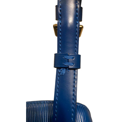 Louis Vuitton Mabillon Blue Epi Leather Backpack