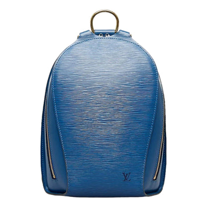 Louis Vuitton Mabillon Blue Epi Leather Backpack