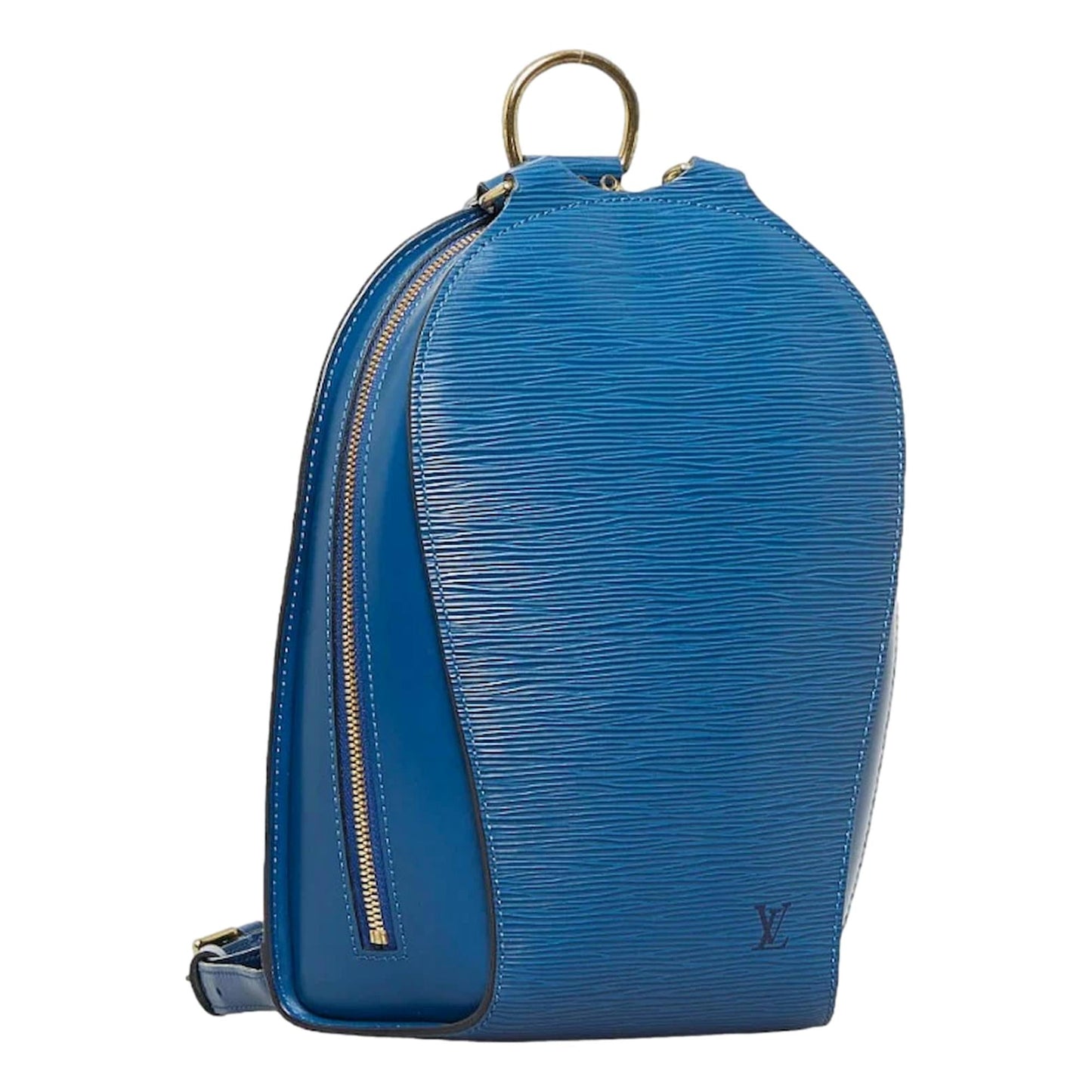 Louis Vuitton Mabillon Blue Epi Leather Backpack