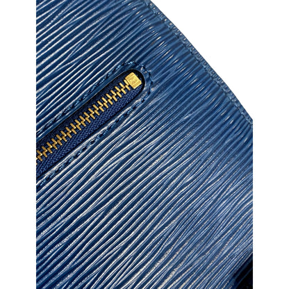 Louis Vuitton Mabillon Blue Epi Leather Backpack