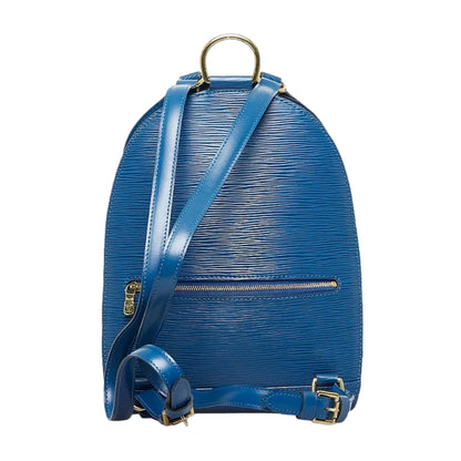 Louis Vuitton Mabillon Blue Epi Leather Backpack