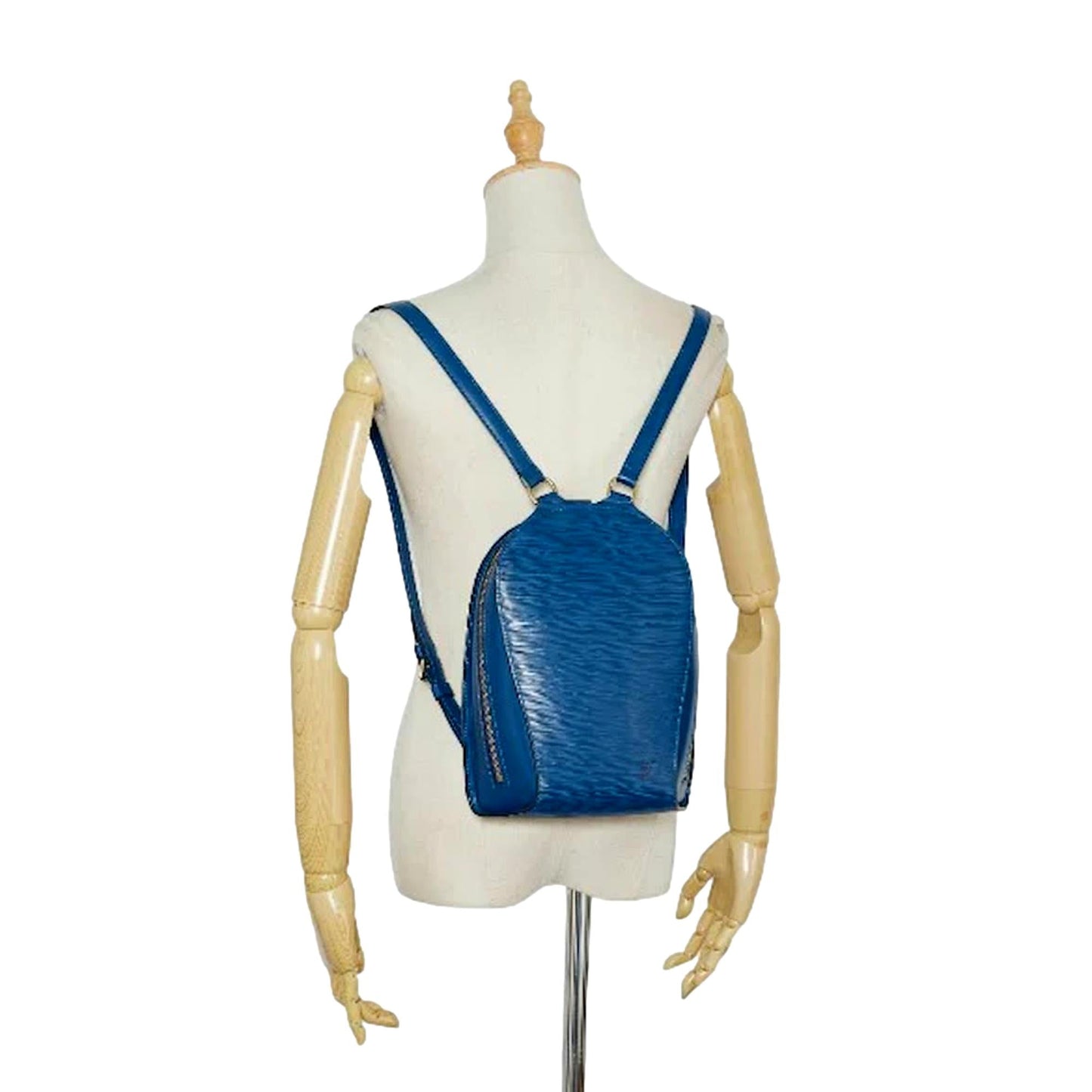 Louis Vuitton Mabillon Blue Epi Leather Backpack
