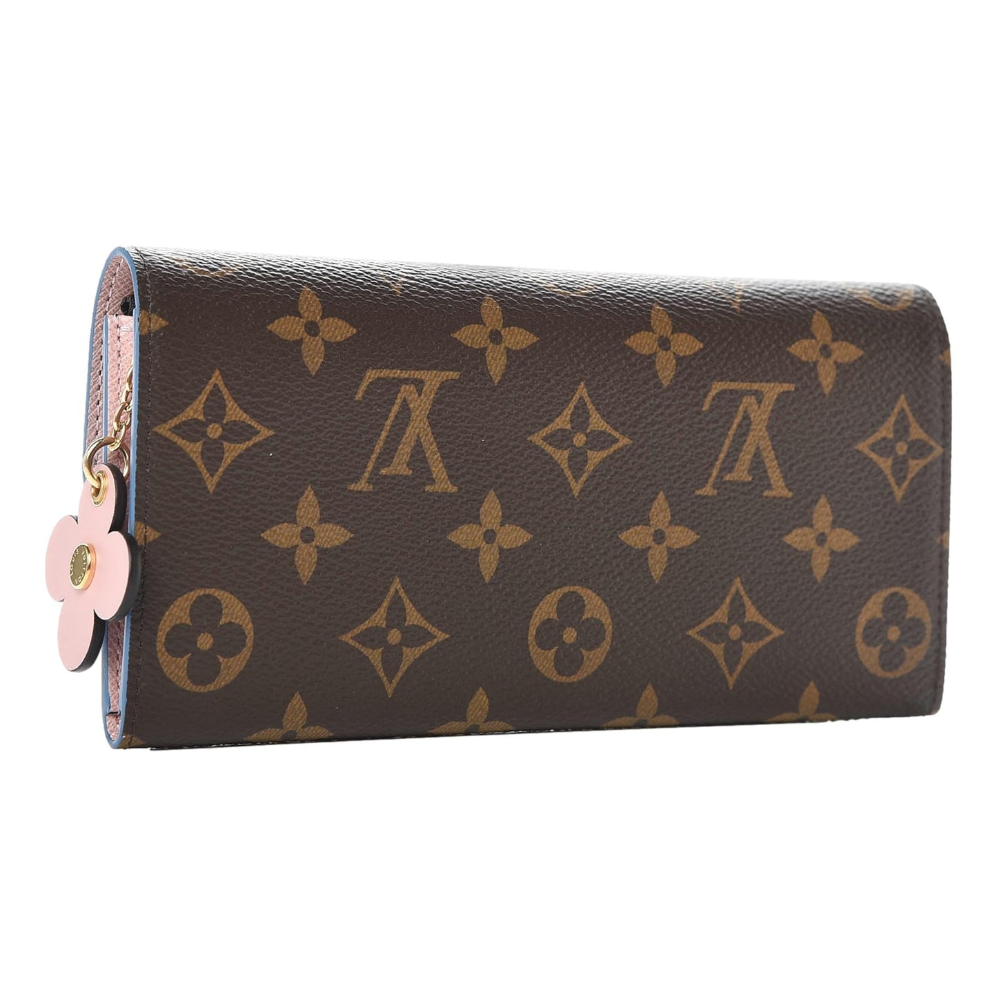 Louis Vuitton Monogram Blue Flower Emilie Wallet