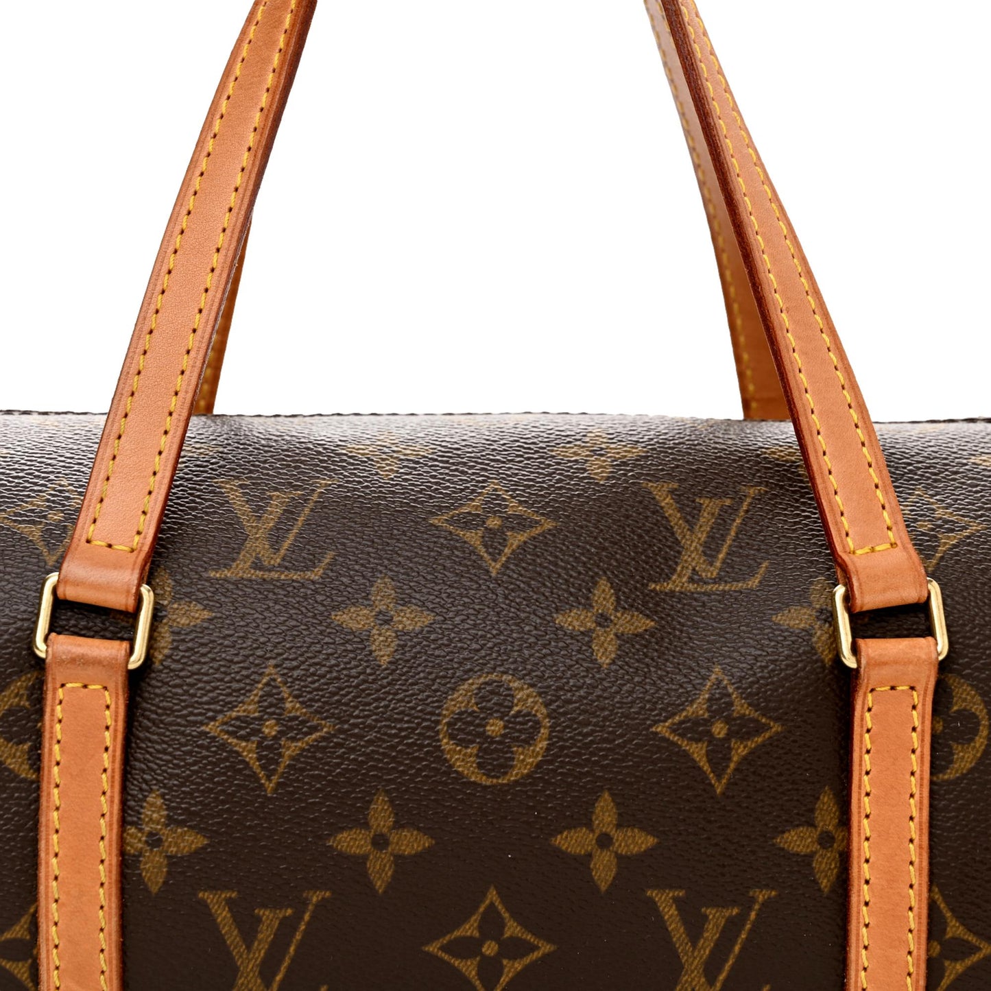 Louis Vuitton Papillon 26 Brown Monogram Canvas Top Handle Bag