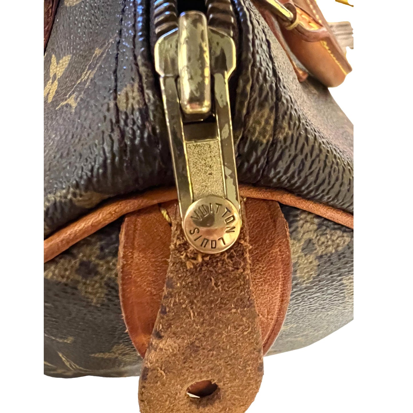Louis Vuitton Speedy 30 Monogram Brown Coated Canvas