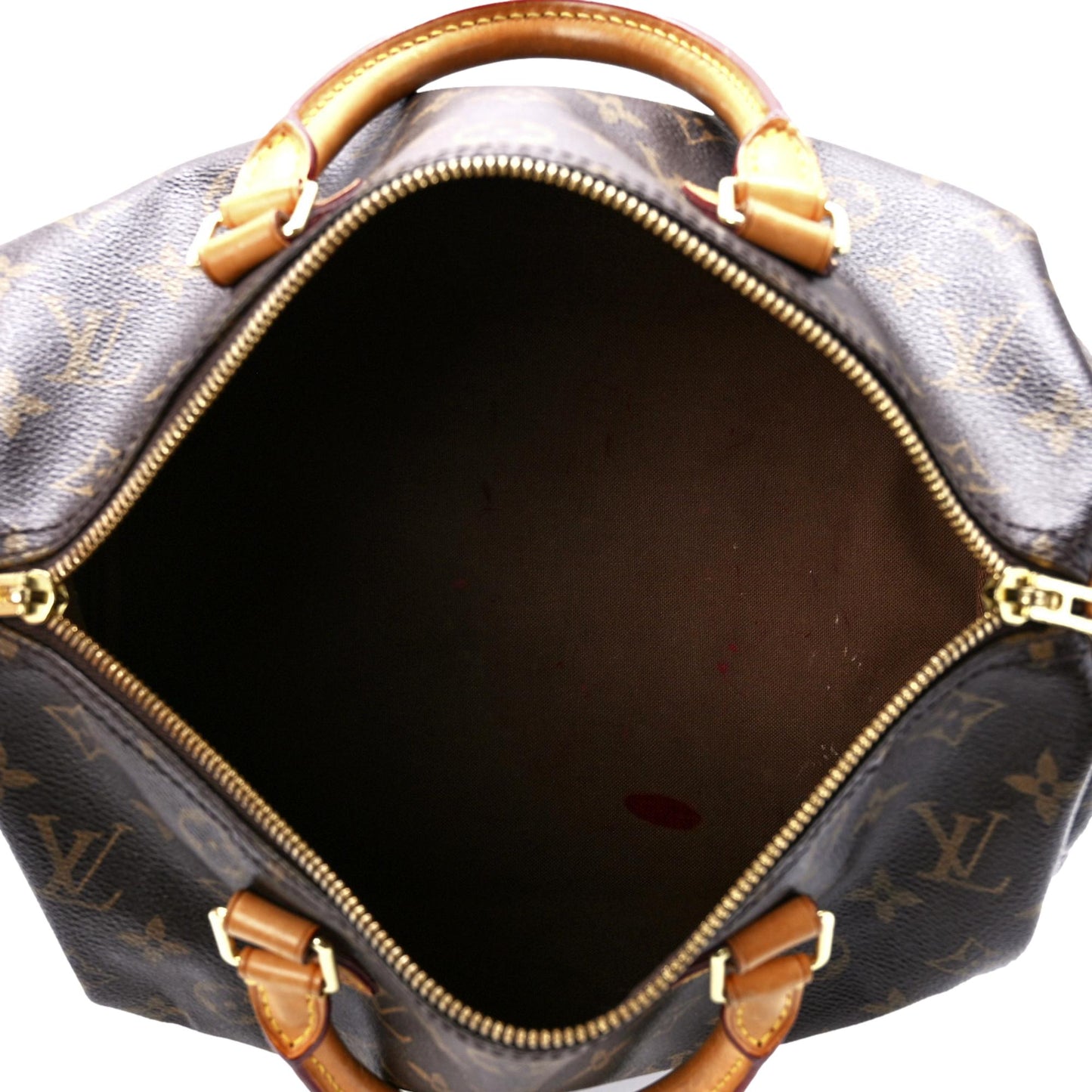 Louis Vuitton Speedy 30 Monogram Brown Coated Canvas