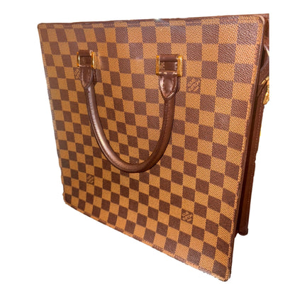 Louis Vuitton Damier Ebene Sac Plat Tote Vintage 1997