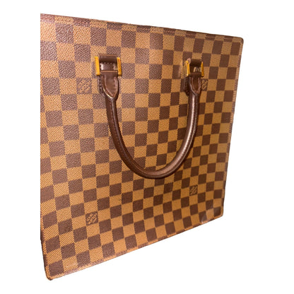 Louis Vuitton Damier Ebene Sac Plat Tote Vintage 1997