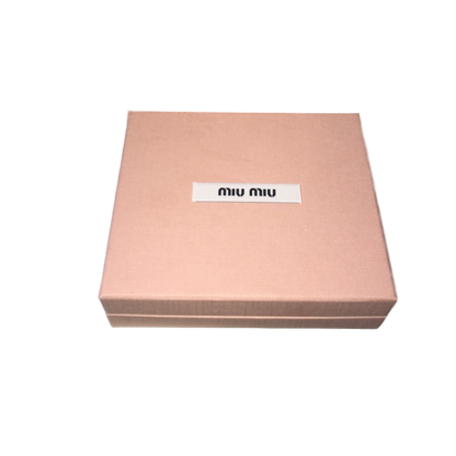 Miu Miu Trick Metallo Verde Green Cat Keychain Charm 5TM069