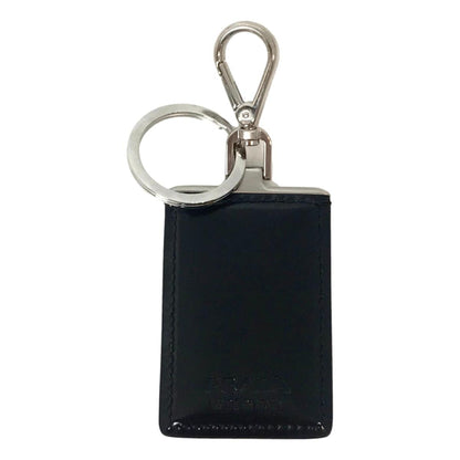 Prada Automobile Black Patent Leather Keychain