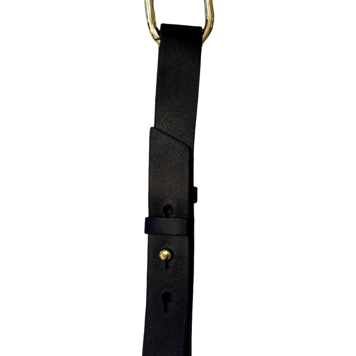 Prada Black Leather Keyring