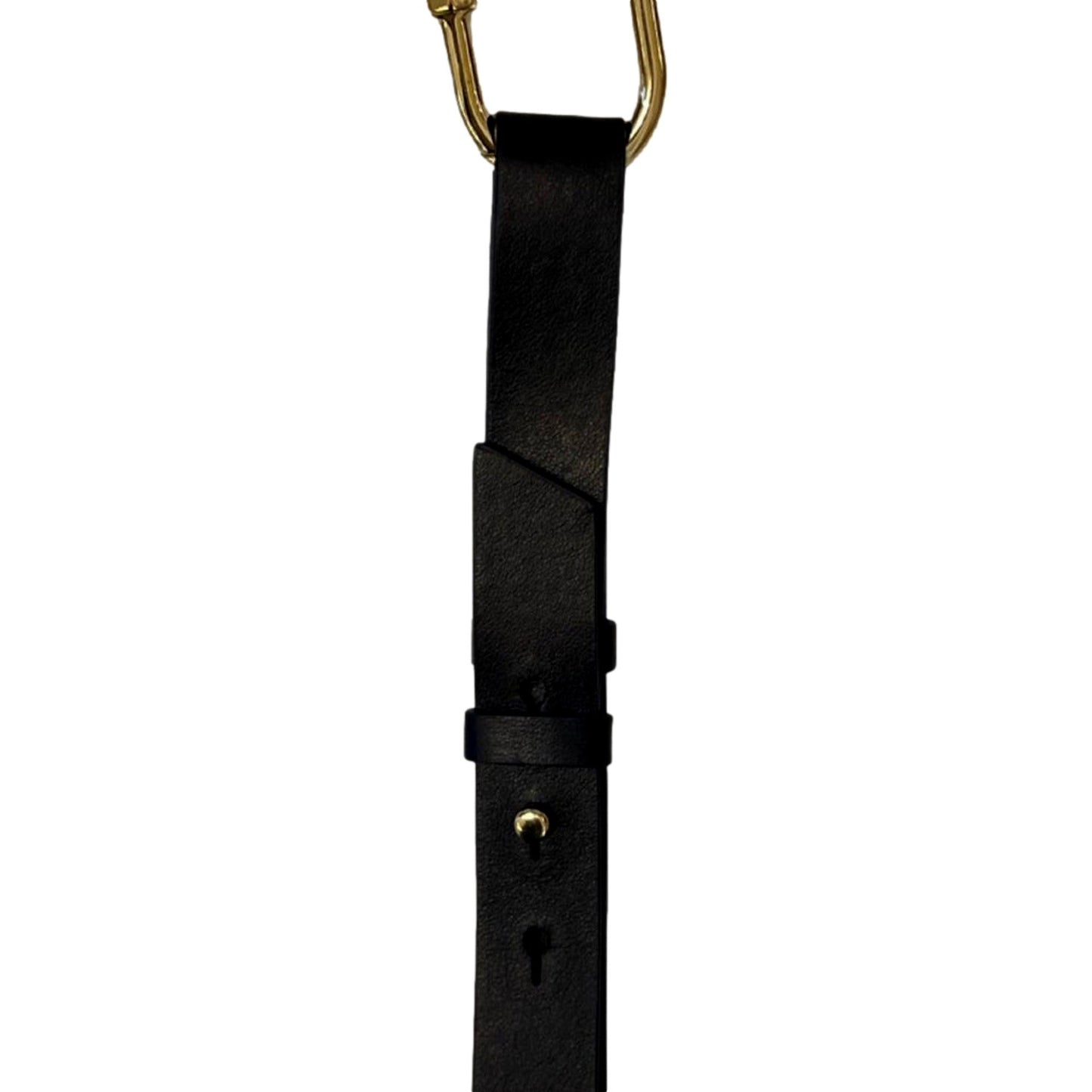 Prada Black Leather Keyring