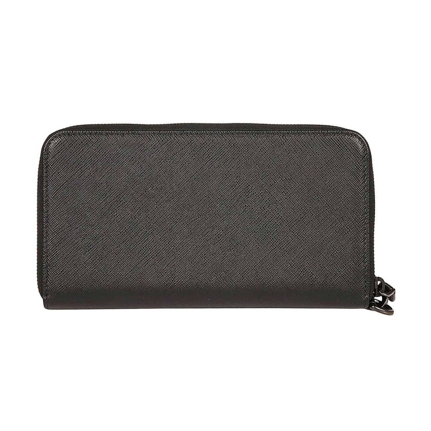 Prada Black Saffiano Leather Wallet Wristlet 2ML028