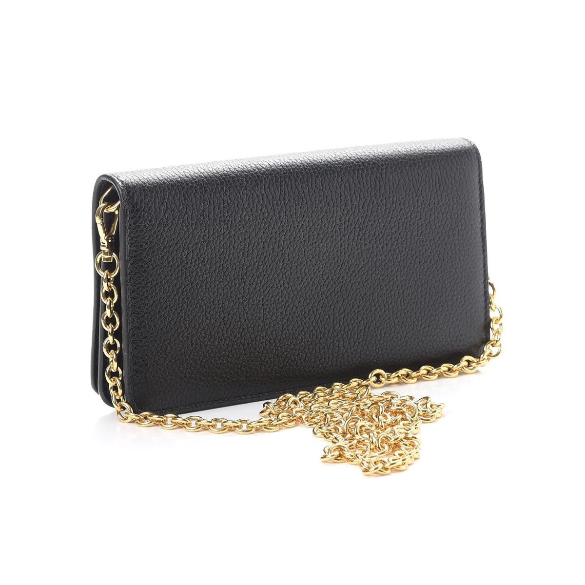 Prada Black Vitello Daino Leather Mini Crossbody Handbag 1DH044