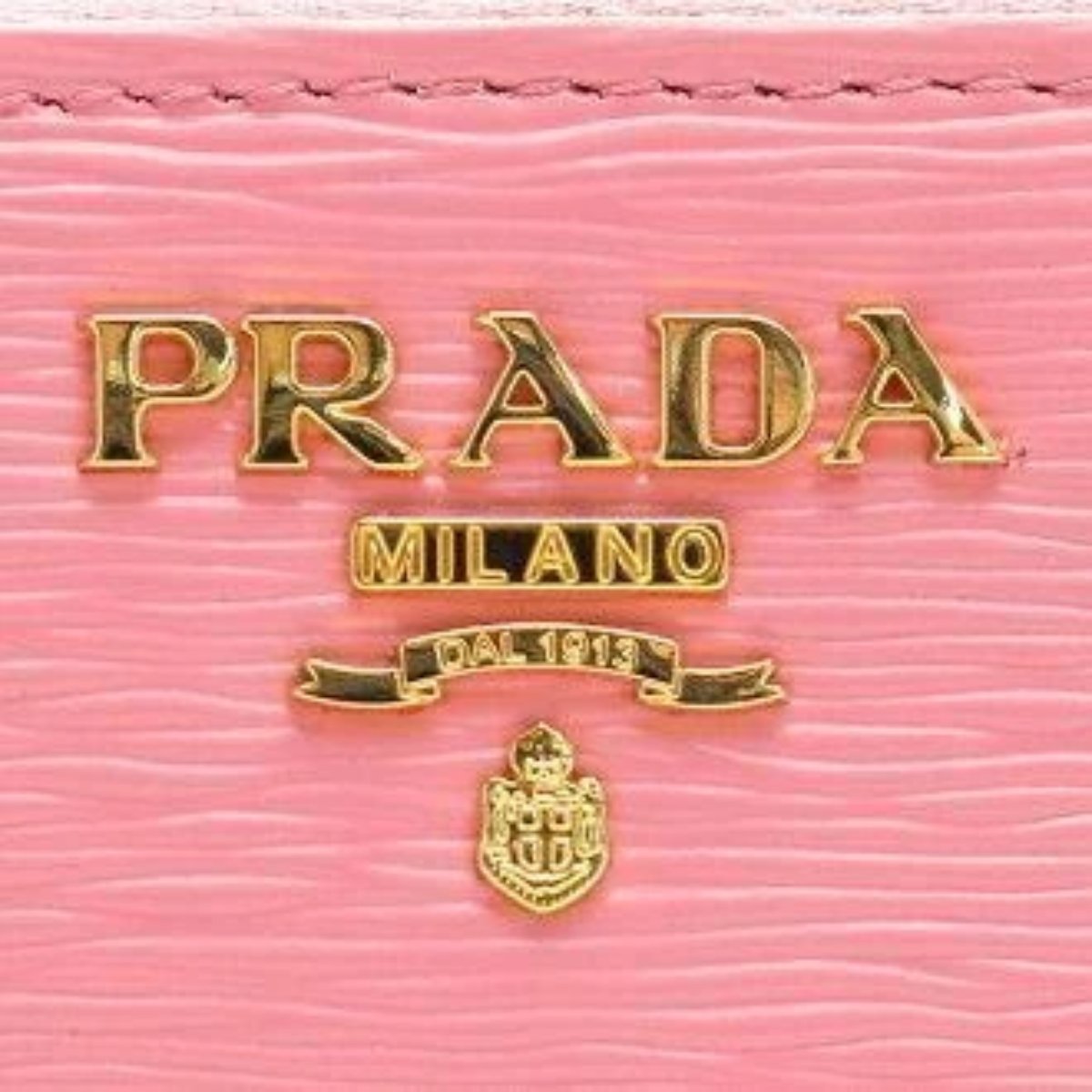 Prada Geranio Pink Leather Saffiano Vitello Move Zip Wallet 1ML506