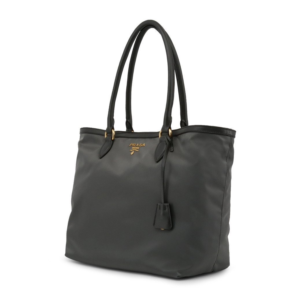 Prada Grey Tessuto Nylon Shopping Tote Bag 1BG158