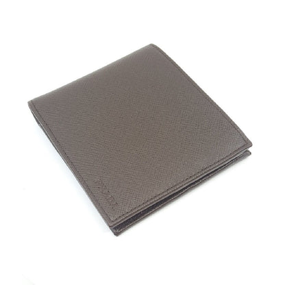 Prada Mens Saffiano Leather Caffe Brown Bifold Wallet 2MO513