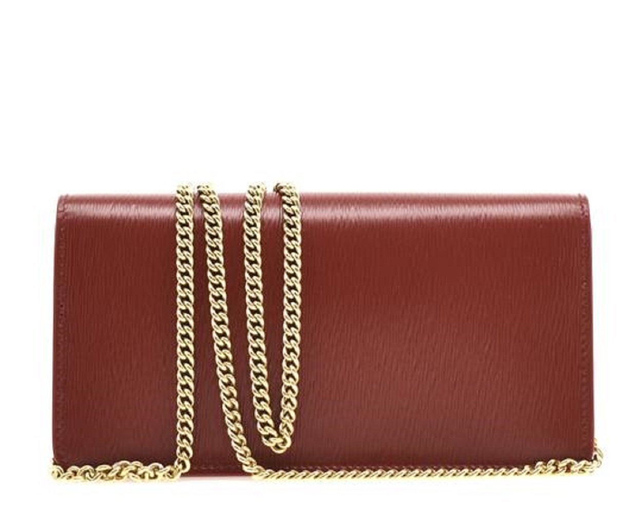 Prada  Mini Bandoliera Red Burgundy Leather Triangle Logo Crossbody Handbag