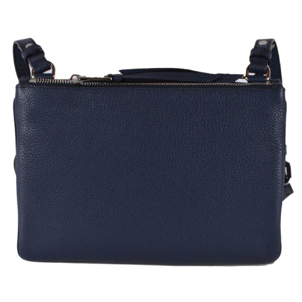Prada Navy Blue Vitello Phenix Bandoliera Leather Crossbody Bag