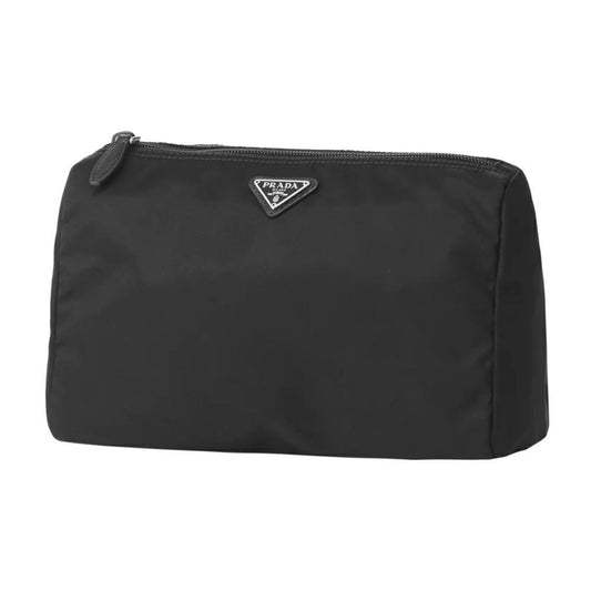 Prada Necessaire Black Tessuto Nylon Large Toiletry Case