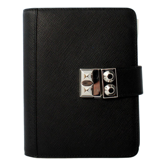 Prada Nero Black Saffiano Lock Journal