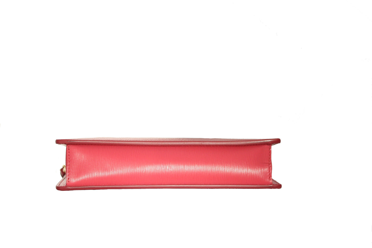 Prada Peonia Pink Vitello Move Leather Crossbody Wallet Handbag 1BP016