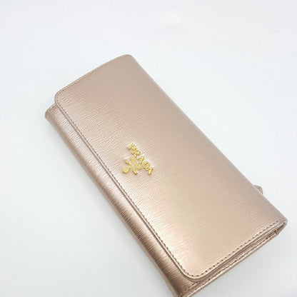Prada Portafoglio Pattina Cipria Mordore Vitello Move 1MH132